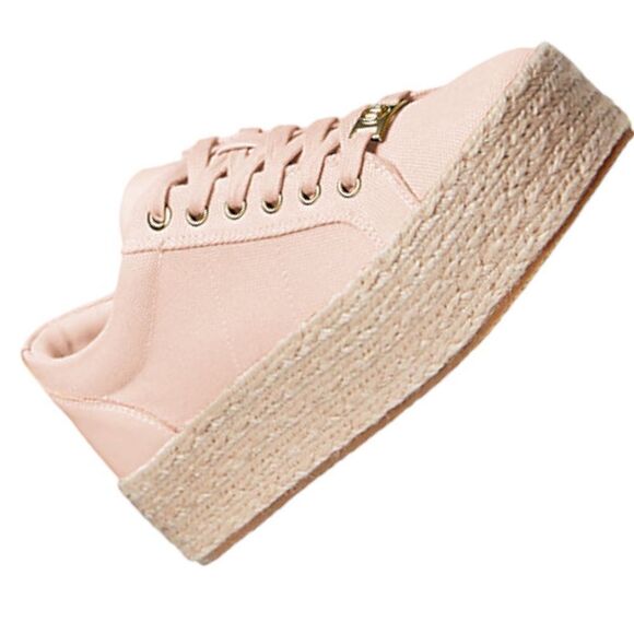 MICHAEL Michael Kors Libby Canvas Espadrille Platform Sneakers in the Size 9.5M - Picture 3 of 8